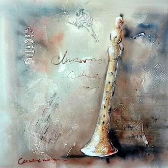 Musical Instrument oil painting